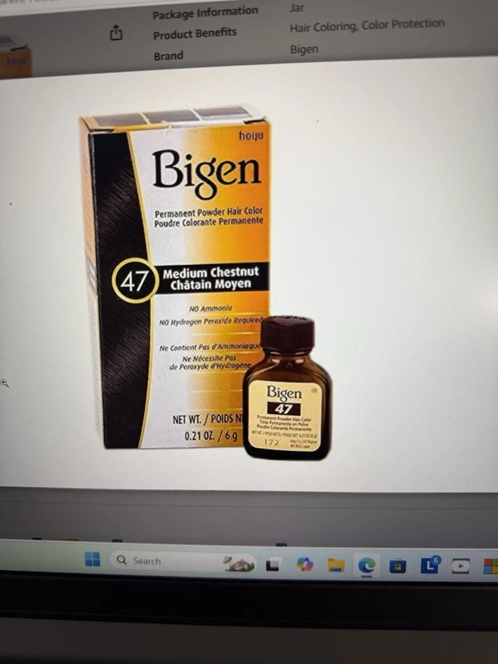 Bigen azul negro moreno Azuelo Foto 1 de 2