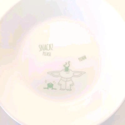 Lote de 4 Platos Star Wars Grogu Baby Yoda 6.75" Aperitivo Snack Corelle Nuevo Foto 1 de 4