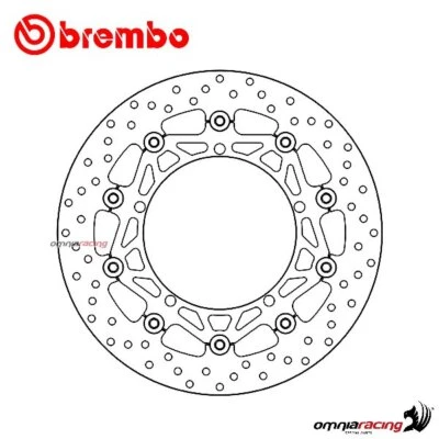Brembo Serie Oro front floating brake disc Triumph Speed Triple 1050R 2014-2016 - Изображение 1 из 4