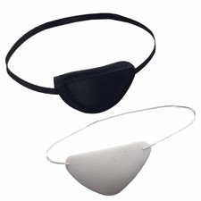 FABRIC/PVC MEDICAL EYEPATCH Washable Flexible Eye Patch Protection Eyeshade UK