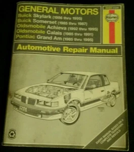 Haynes GM BUICK,, OLDSMOBILE AND PONTIAC 1985-1995 repair manual - Foto 1 di 3