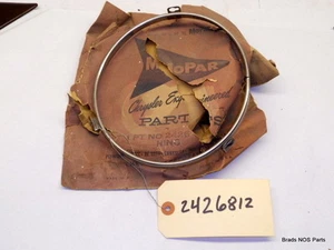 NOS MoPar 1966-74 Plymouth HEADLIGHT BEZEL 2426812 - Picture 1 of 1