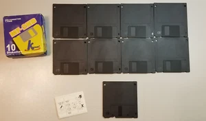 K Hypermedia MF-2HD 1.44 MB IBM Formated Floppy Disks Pack Of 9 read description - Photo 1/8