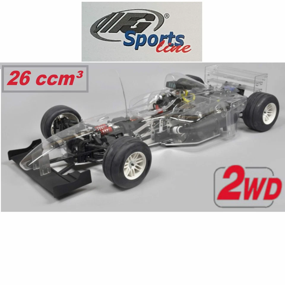 FG Modellsport 1:5 F-1/5 Sportsline 2WD Chassis Zenoah 26ccm³ unlackiert - Bild 1 von 4