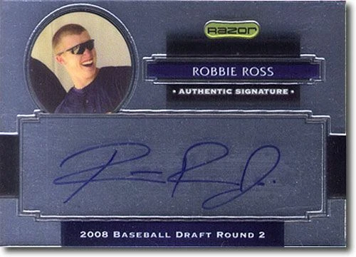 ROBBIE ROSS 2008 Razor Autograph Rookie METAL Auto RC /194 - Image 1 of 1
