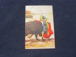 MEXICALI STIERKAMPFARENA - GUILLERMO CARVAJAL - STIERE AUS XAJAY - VINTAGE WERBUNG #3  - Bild 1 von 2