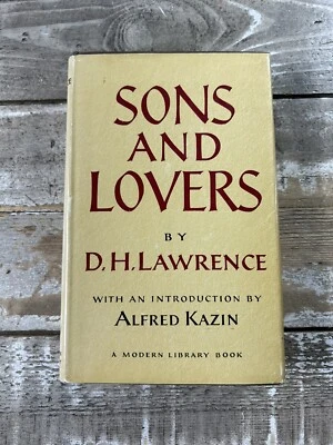 1962 Vintage D.H. Lawrence Autobiographical Novel "Sons and Lovers" Dust Jacket - Image 1 of 4