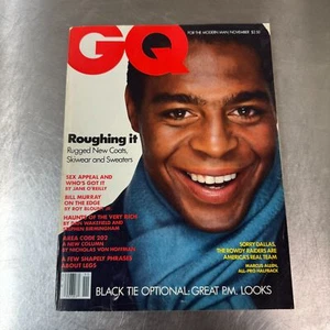 GQ MAGAZINE Gentleman's Quarterly November 1984 - Marcus Allen / Bill Murray - Picture 1 of 13