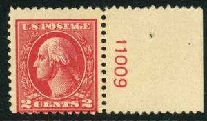 Sello número placa emisión Washington 1920 Estados Unidos 527 como nuevo 2c MNH 3H18 10 - Imagen 1 de 2