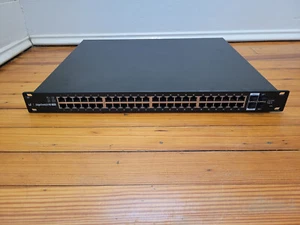 Ubiquiti Networks EdgeSwitch ES-48-750W 48 RJ45 Gigabit 2 SFP+ 10Gigabit W/ Cord - Photo 1/3