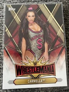 2019 Topps WWE Road to WrestleMania Cards 35 Roster Insert #WM-48 Carmella - Picture 1 of 2