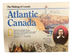 q...Hoja de ruta Atlántico Canadá The Making Of Canada Highway History octubre 1993 - Imagen 1 de 1