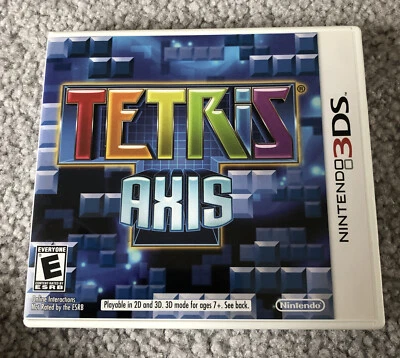 Tetris: Axis (Nintendo 3DS, 2011) - CIB - USA SHIP - Image 1 of 3