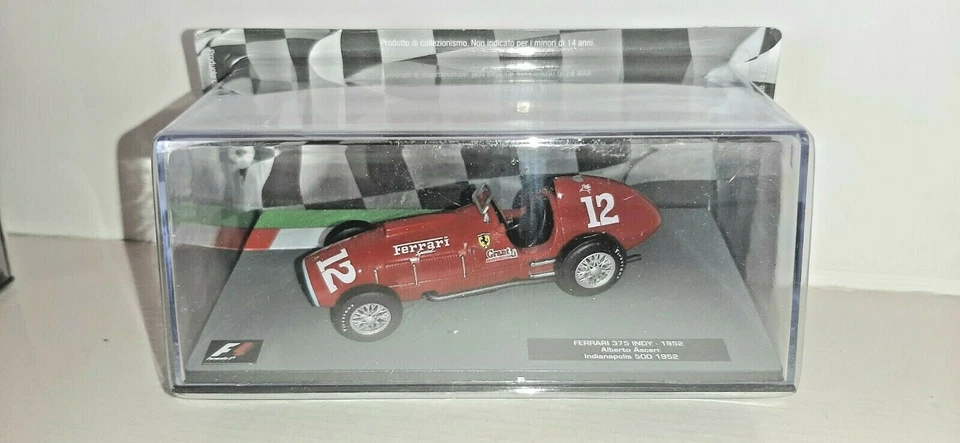 FERRARI 375 INDY 1952 ALBERTO ASCARI INDIANAPOLIS 500 #F1 SENZA FASCICOLO 1:43 - Immagine 1 di 1