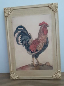 Stampa gallo su tela 1x8x10" - Foto 1 di 4
