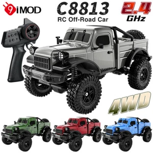 9IMOD RC Truck C8813 1:18 4WD Scale Crawler Pickup Off Road RTR RC Car Kids Gift - Picture 1 of 28