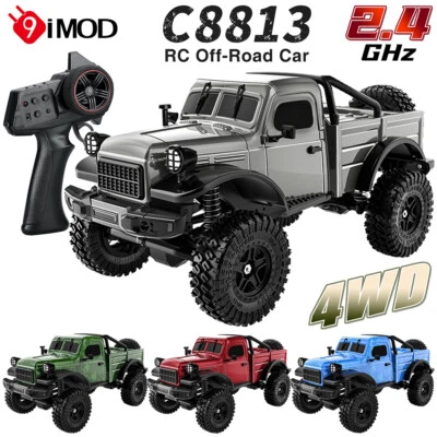 9IMOD RC Truck C8813 1:18 4WD Scale Crawler Pickup Off Road RTR RC Car Kids Gift - Image 1 of 4