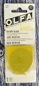 OLFA 45mm Rotary Blade RB45-1 9452 Ultra Sharp Replacement Blade NOS - Picture 1 of 2