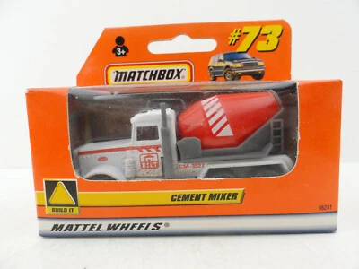 Mezclador de cemento Matchbox International #73 2000 (blanco construido) en caja Foto 1 de 4