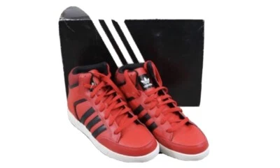 Zapatilla deportiva Adidas Varial Mid de cuero roja y negra, para hombre talla 9,5 Foto 1 de 4