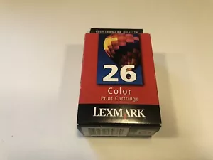 Genuine LexMark No.26 color ink cartridge 10N0026E - Picture 1 of 6