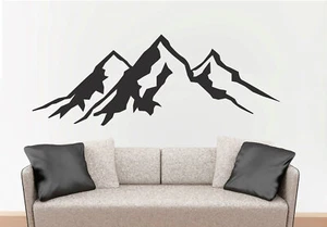 Mountain Hiking Adventure Sticker Decal Car Laptop Window Wall - Picture 1 of 2