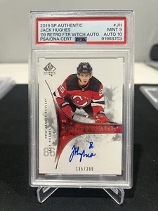 2019-20 SP Authentic - 2009-10 Retro Future Watch Auto #RFWA-JH Jack Hughes /399 - Picture 1 of 2