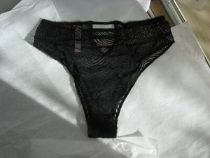 Neuer brasilianischer Damen-Tanga Victoria's Secret Spitze hoher Oberschenkel Stretch L - Bild 1 von 8