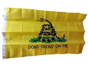 DONT TREAD ON ME gestickte 3' x 5' Gadsden Flagge - Bild 1 von 6