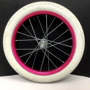16 Zoll Fahrrad Vorderrad pink mit 1,95 Zoll Reifen Mini-BMX Kinderfahrrad #H37 - Bild 1 von 3