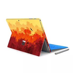 Back&Side Body Sticker Skin Decal Cover -Surface Pro 4/ Pro 2017-Autumn Forest - Picture 1 of 4