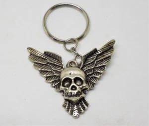 SKULL WINGS WITH KEY RING - Picture 1 of 1