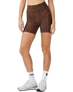 Cotton On Women's Animal Print Fitness Bike Short S NEW $40 6334503-06 - Picture 1 of 3