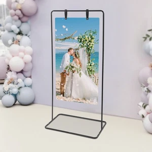 Porta Insegna Matrimonio Espositore Benvenuto Scaffale Festa Porta Insegna Decorazione - Foto 1 di 20
