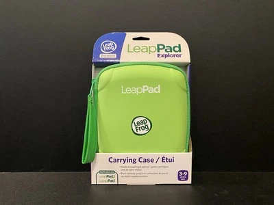 Never Used LeapFrog LeapPad For 1 Or 2 Explorer Accessory Carrying Case Green - Image 1 of 4