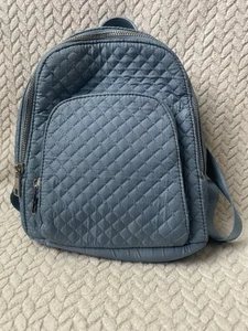 Cynthia Rowley small Quilted Zippered ￼backpack/ purse Light Blue - Picture 1 of 6