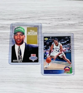 Jim Jackson Rookie Card Jimmy Lot Skybox Upper Deck Prospect Dallas Mavericks - Picture 1 of 7