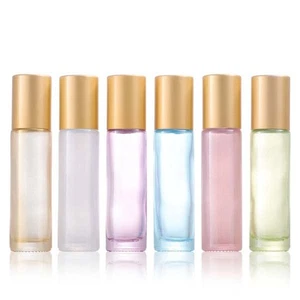 Metal Ball 1-50pcs glass bottles 10ml Thick Essential Oil Dropper perfume - Picture 1 of 8