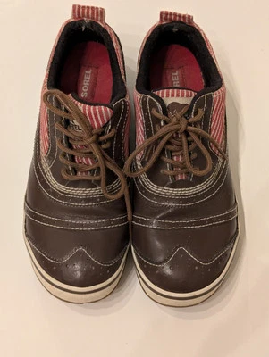 Sorel Botas Para Mujer 8 Marrón Rojo Tivoli Baja Lluvia Impermeable Pato Zapatos Foto 1 de 4