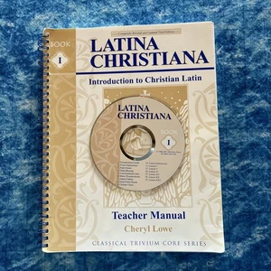 Latina Christiana I- Intro To Christian Latin Teacher Manual & CD Third Edition - Picture 1 of 4