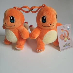 Pokémon Charmander Peluche 5" Set Portachiavi Nuovo Tag Peluche Vedi Descrizione - Foto 1 di 12