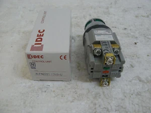 IDEC ALFN22211DNG-U GREEN ILLUMINATED PUSHBUTTON NEW - Picture 1 of 1