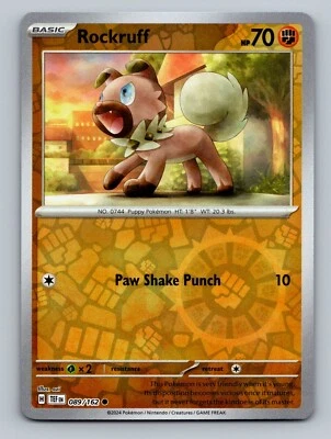 Rockruff 089/162 Sv05: Temporal Forces Reverse Holo - Image 1 of 2