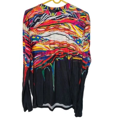 Camiseta Pullover Hudson Outerwear Para Hombres M Gráfico Multicolor Mangas Largas Foto 1 de 4