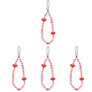  4 PCS Handy-Kettenband Lanyards Perlenbesetztes Handy-Schlüsselband - Zdjęcie 1 z 12