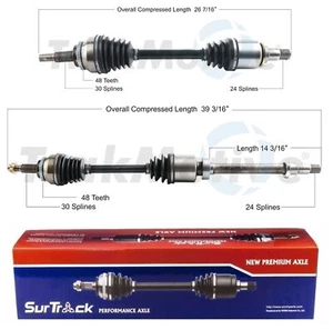 SurTrack Pair Set of 2 Front AAR CV Axle Shafts For Lexus RX350 FWD 2016-2018 - Picture 1 of 1