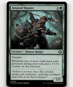 Lámina - Magic The Gathering - Attuned Hunter #135 - Tarkir: Dragonstorm - Imagen 1 de 1