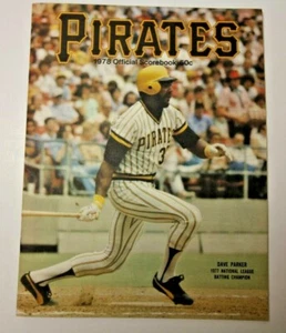 1978 PITTSBURGH PIRATES MLB PROGRAM RARE VS. CINCINNATI REDS MLB SCOREBOOK - Picture 1 of 3