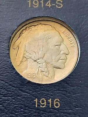 1916 Buffalo Nickel Beautifully Toned Gem Uncirculated++  - Image 1 of 2