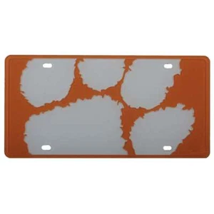 Clemson Tigers vollfarbiges Mega Inlay Nummernschild - Bild 1 von 1